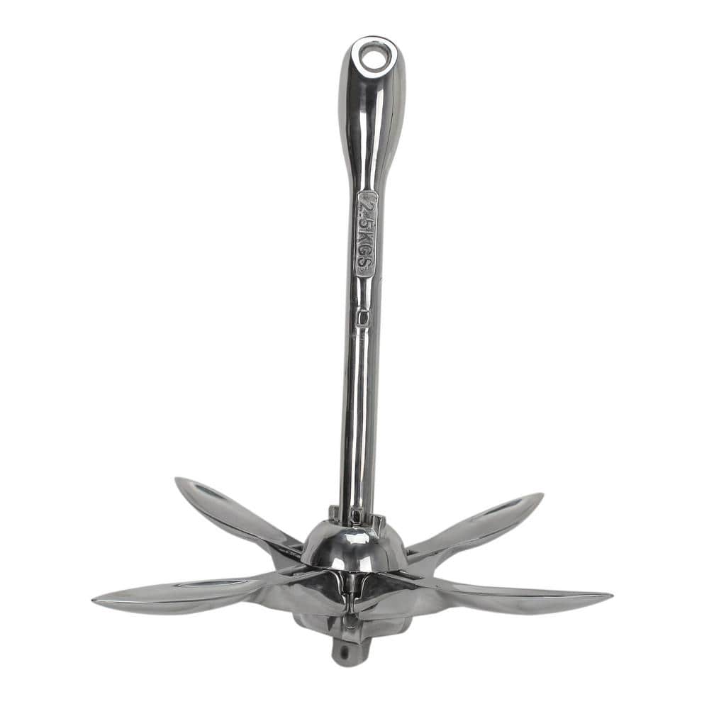 Extreme Max BoatTector Stainless Steel Folding/Grapnel Anchor - 1.5 lbs.  3006.6672