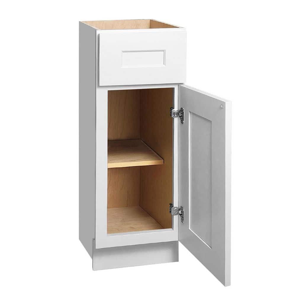 21 in. W x 24 in. D x 34.5 in. H Ready to Assemble Base Cabinet in White with Soft Close Drawer&Adjustable Shelf, 1 Door price history on PriceWatchPro