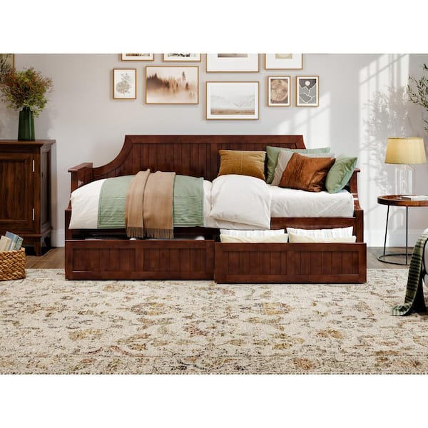 Solid wood twin deals daybed