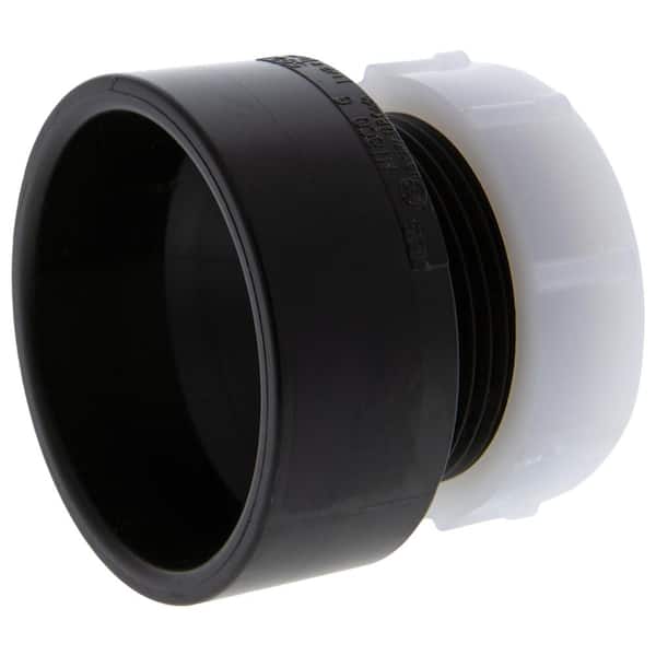 NIBCO 1-1/2 in. x 1-1/4 in. ABS DWV Hub x Slip-Joint Trap
