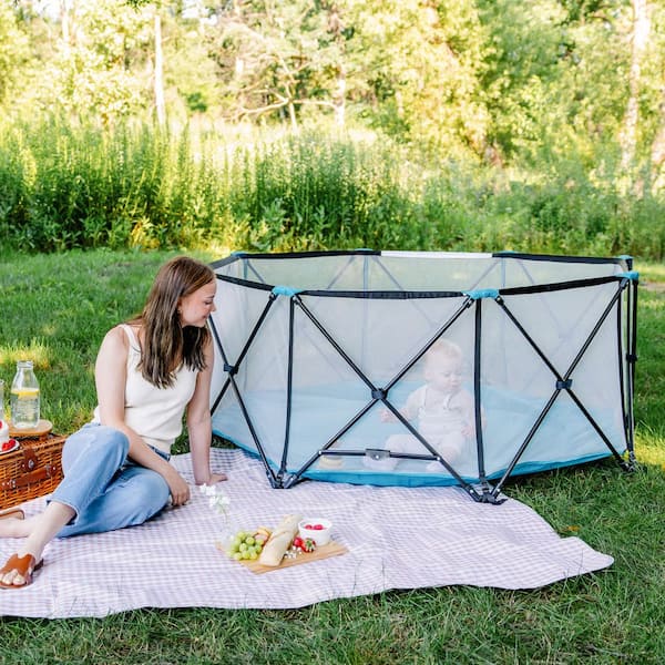 62 in. 8-Panel My Play Portable Baby Play Yard