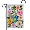 Breeze Decor 13 in. x 18.5 in. Colorful Hummingbird Birds Garden Flag 2 ...