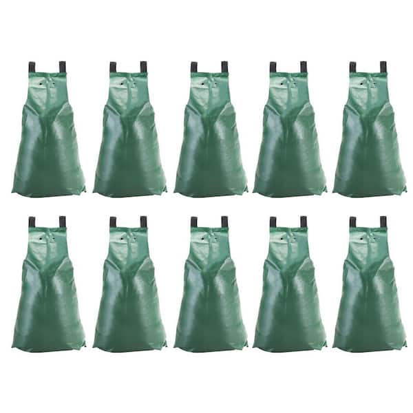 Karl home 20 Gal. PVC Tree Watering Bag for Slow Release Drip Tree Irrigation (10-Packs)