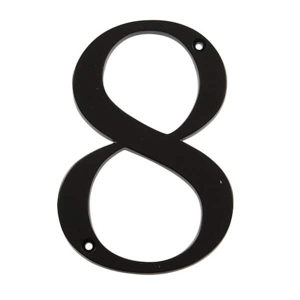 The Hillman Group 4 in. Flush-Mount Steel Number 8