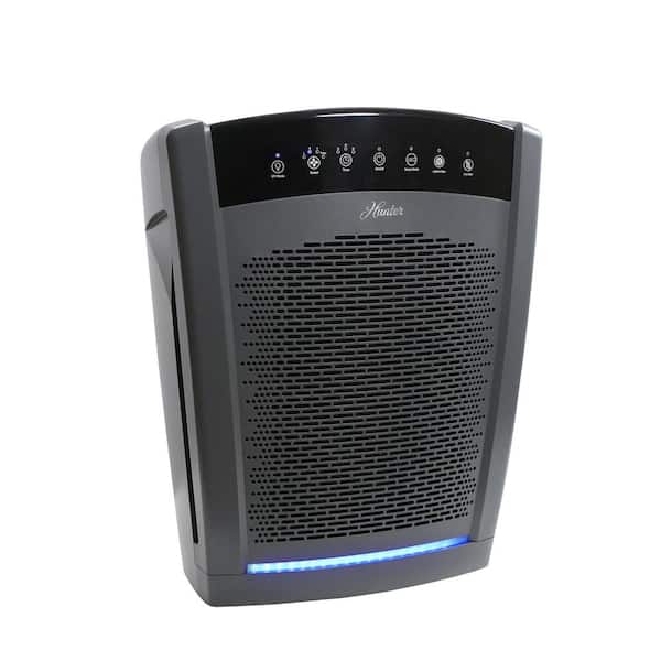 Hunter Large UVC Multi-Room Console Air Purifier in Graphite
