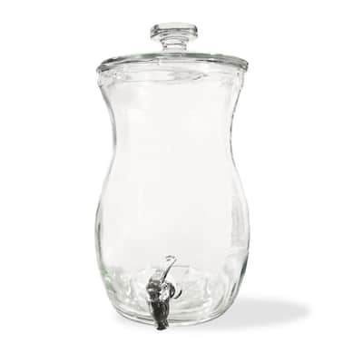 1.5 Gallon Glass Mason Jar Beverage Drink Dispenser with Air-Tight Lid,  Infuser and Metal Ice Bucket Stand - China Beverage Drink Dispenser and  Glass Beverage Dispenser price