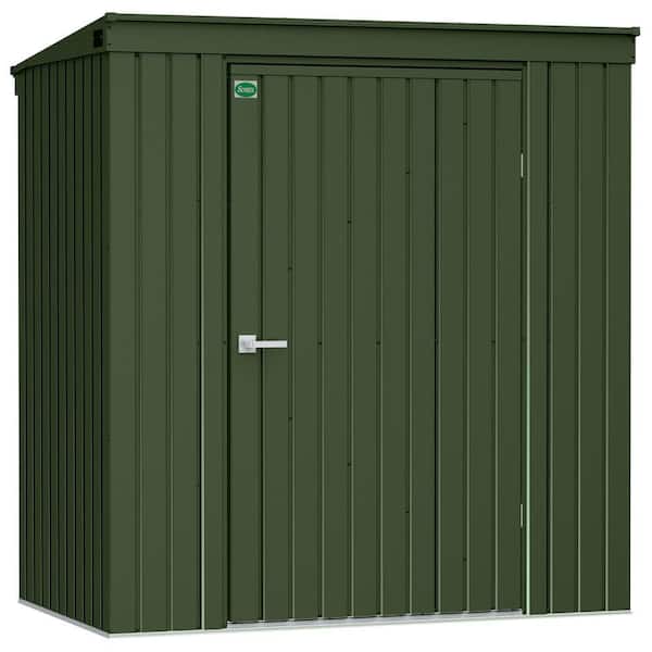 Garden Storage Shed 4 ft. W x 6 ft. D x 6 ft. H Metal Shed 21 sq. ft.