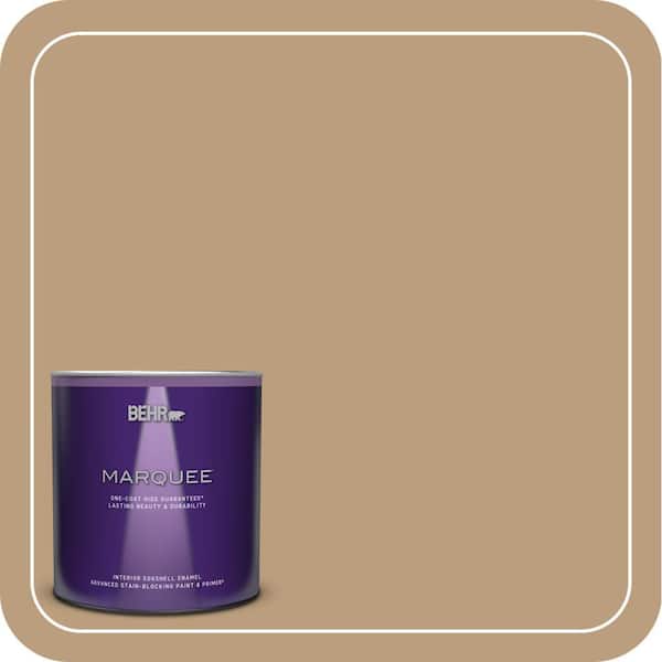 1 qt. #PPH-11 Cardboard Color One-Coat Hide Eggshell Enamel Interior Paint & Primer