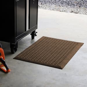 Sole Comfort Cocoa Brown 24 in. x 36 in. PET Polyester Anti-Fatigue Mat