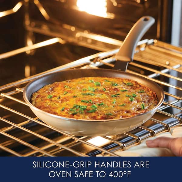 Rachael Ray Cook + Create 2-Piece in Almond Aluminum Nonstick