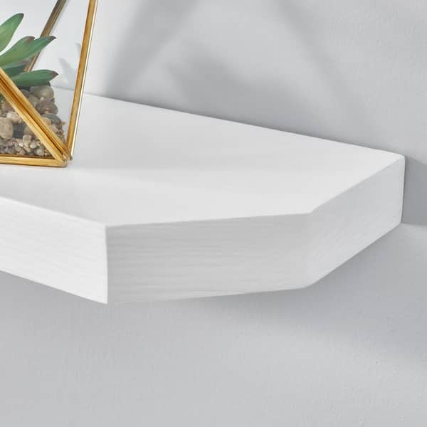Cielo L+M shelves and three hooks · White – Woodendot