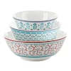 JoyJolt JoyFul 5 Glass Mixing Bowls With Lids - Red JW10514 - The Home Depot