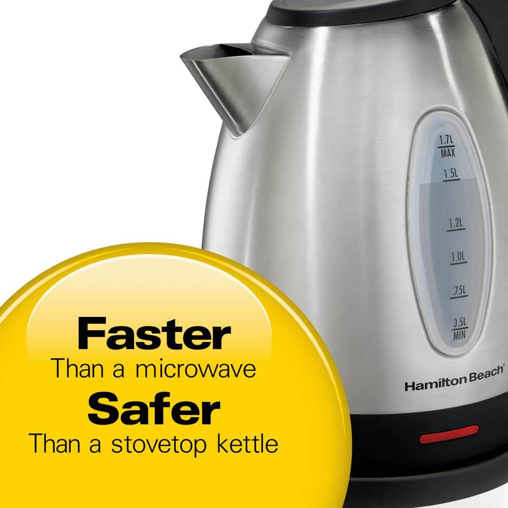 7-Cup Stainless Steel Electric Kettle