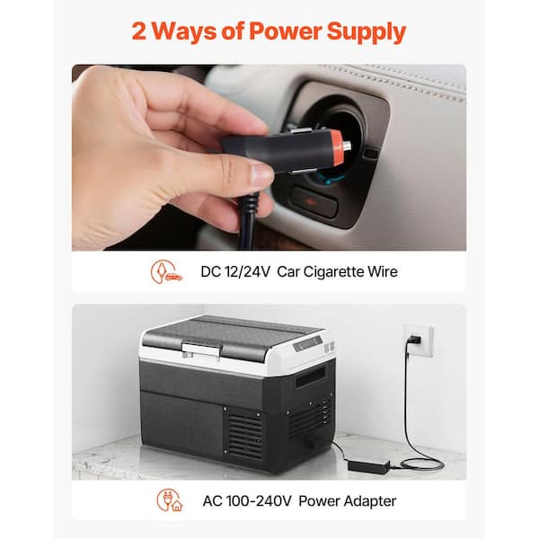 car cigarette lighter fridge 35L Portable Mini Refrigerator Camping Home =45dB Cabinet Material 12V/24V Car Refrigerator Cigarette Lighter