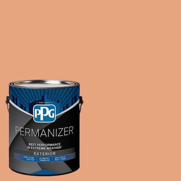 1 gal. PPG1200-4 Orange Clay Semi-Gloss Exterior Paint