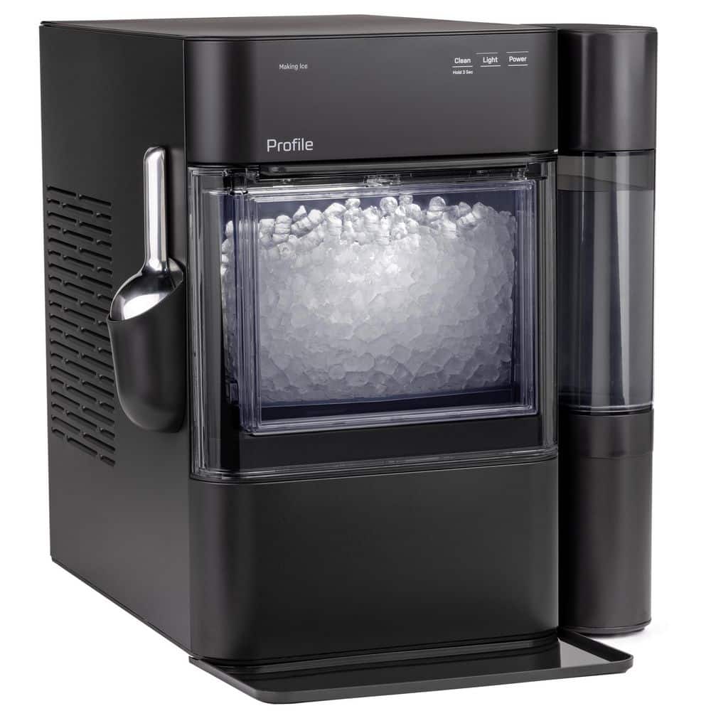 GE Profile Profile Opal 2.0 38 lbs. Ultra Nugget Ice Maker with Side Tank & Scale Inhibiting Filter, with Wifi in Black