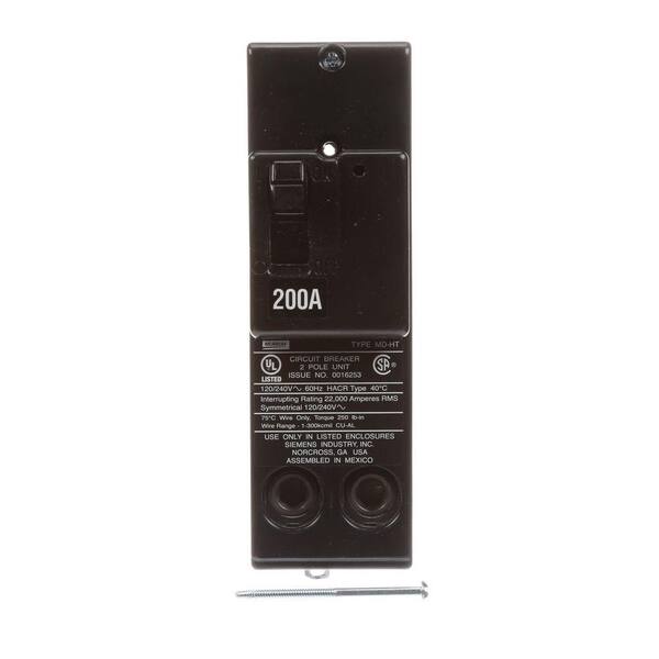 Murray 200 Amp Double-Pole 22 kA Type MD-HT Circuit Breaker