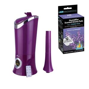 1.7 Gal. Aromatherapy Ultrasonic Humidifier with 12-Pack Lavender Refills