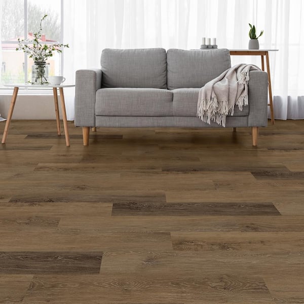 Willowbrook Grove Oak 12 MIL x 7.1 in. W x 48 in. L Click Lock Waterproof Luxury Vinyl Plank Flooring (23.4 sqft/case)