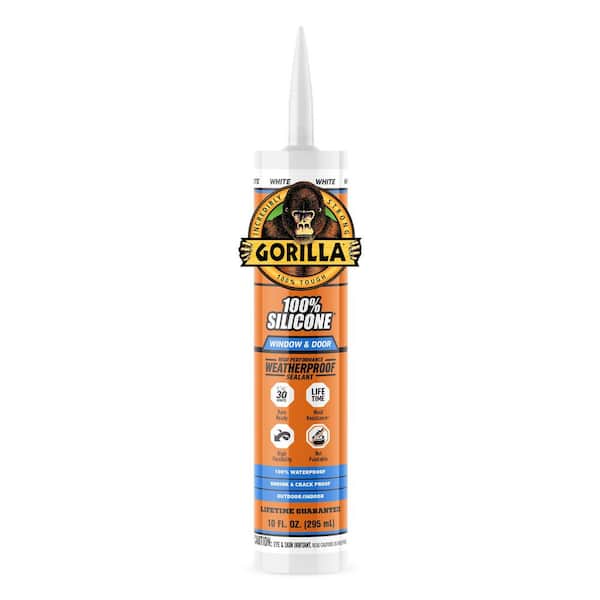 10oz White Cartridge Window and Door Silicone Sealant (12-Pack)