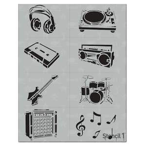 Music Stencil (8-Pack)
