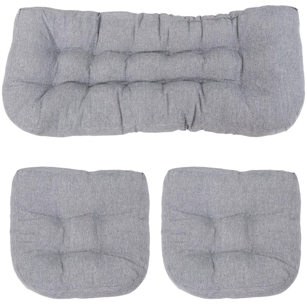 outdoor settee cushion set