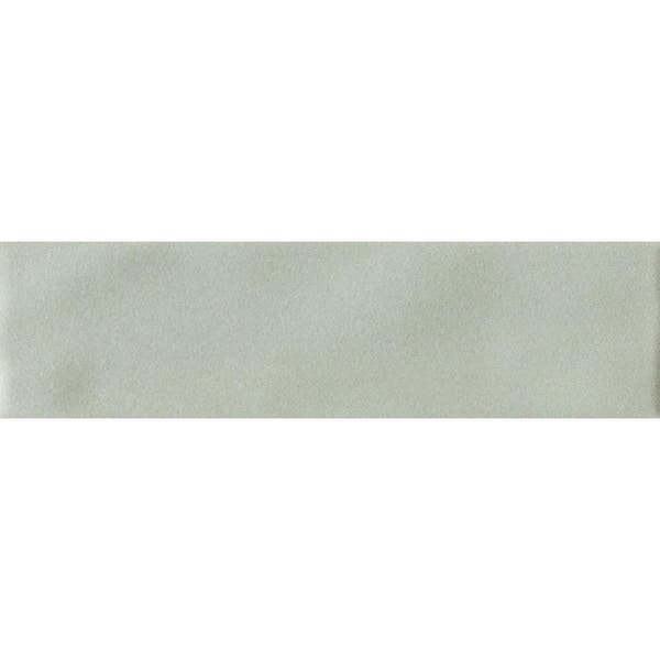 Sample of Prisma Hijau Glossy 3 in. x 10 in. Ceramic Wall Tile
