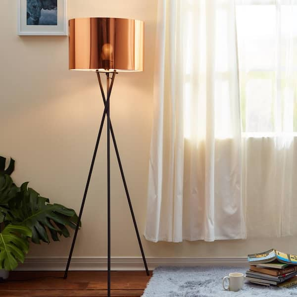 floor lamp copper shade