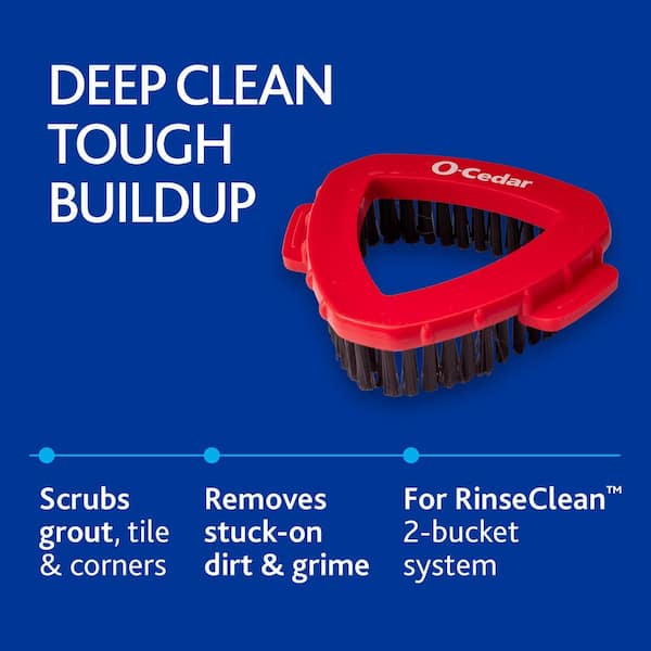 RinseClean Spin Mop Scrub Brush Attachment (1-Pack)