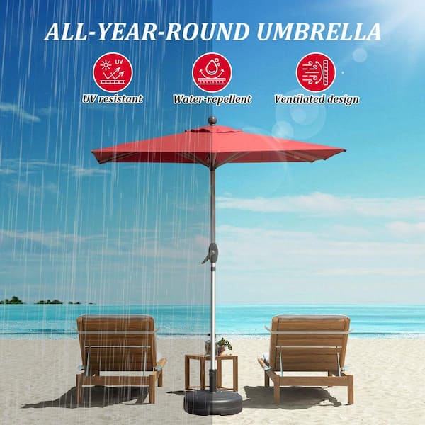 10 solar patio offset umbrella 10 FT Solar-Powered LED Lights Patio Cantilever Umbrella  grillncomfort