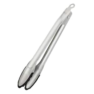 Stainless Steel and Silicone Locking Tongs