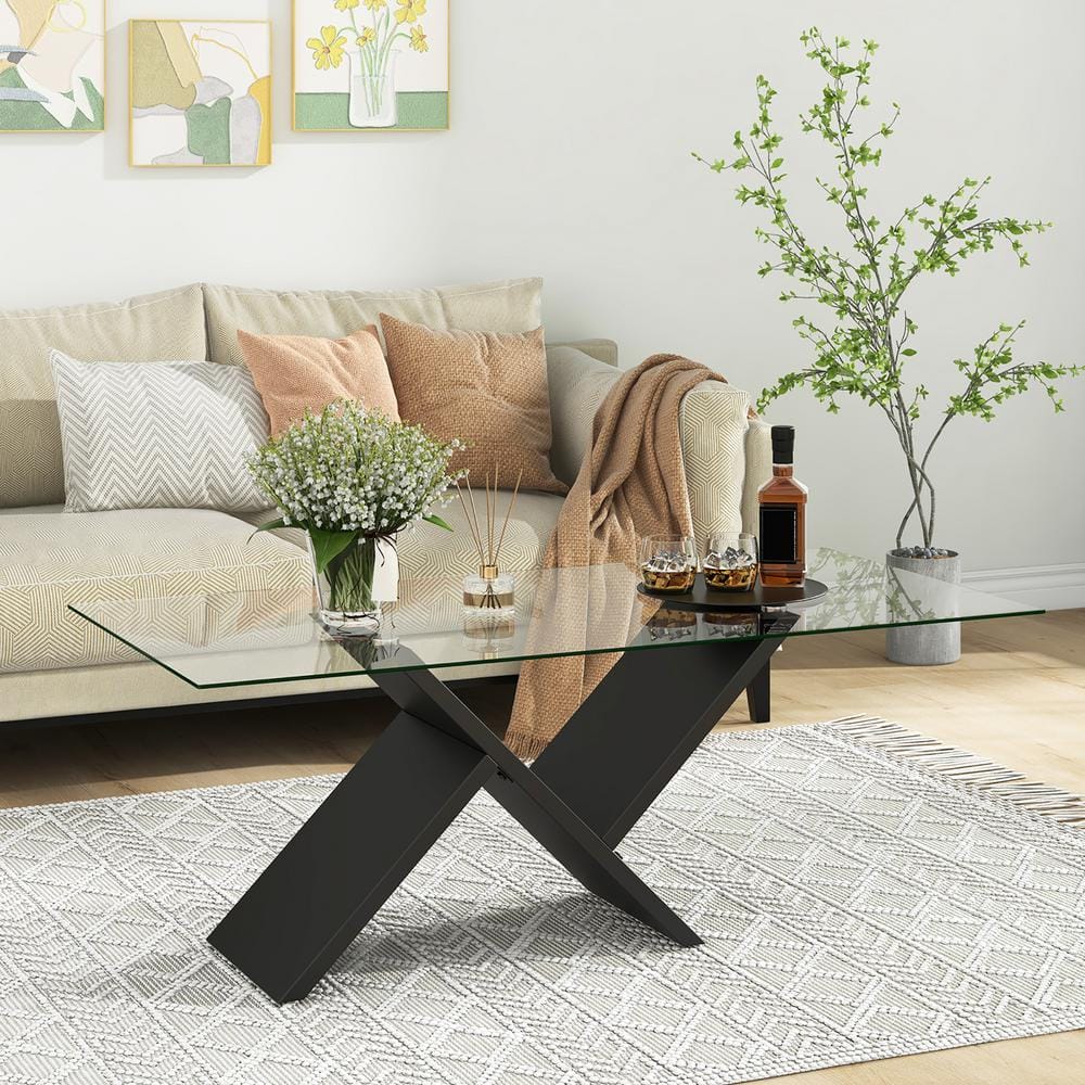 Acme Throm Oak Coffee Table LV00832 | Comfyco