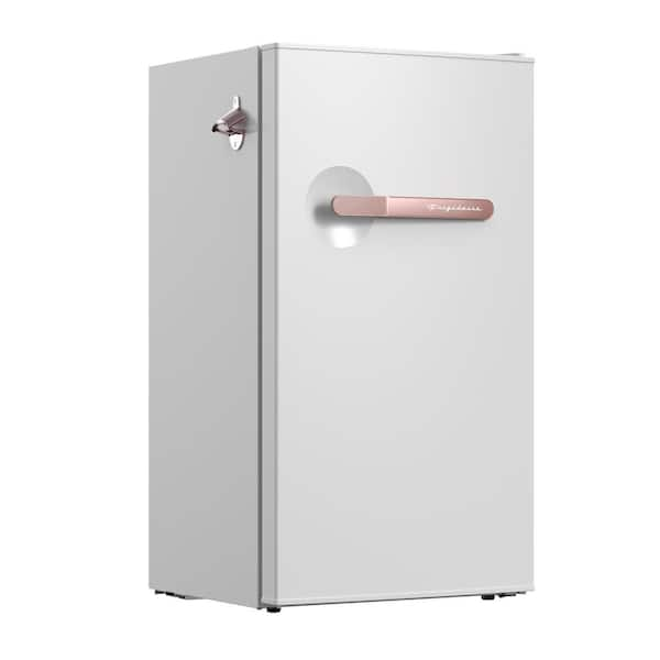 1.6 Cu ft Retro Dry hot Erase Compact Refrigerator With Side Bottle, New Mini Fridge