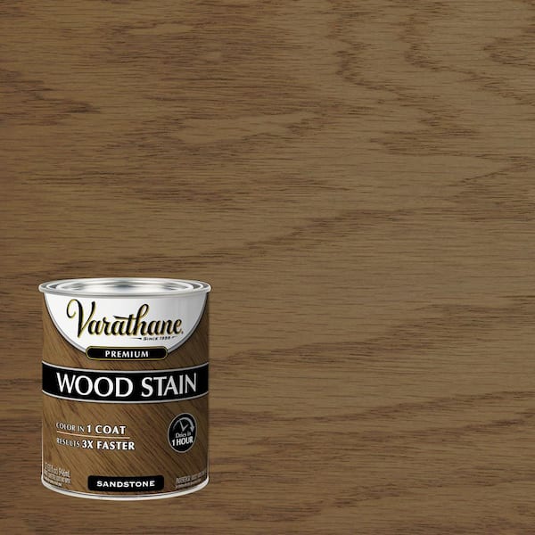 Varathane 1 qt. SandStone Premium Fast Dry Interior Wood Stain 386613 ...