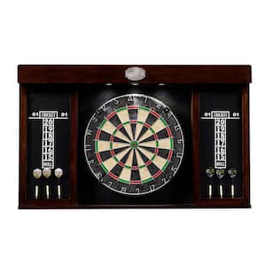 40 in. Dartboard Cabinet With LED Lights