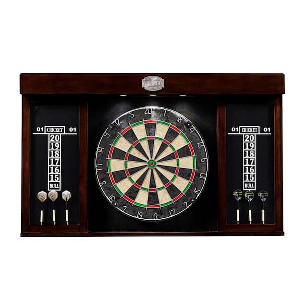 THORNTON GAME ROOM & SUPPLY 40 in. Dartboard Cabinet With LED Lights