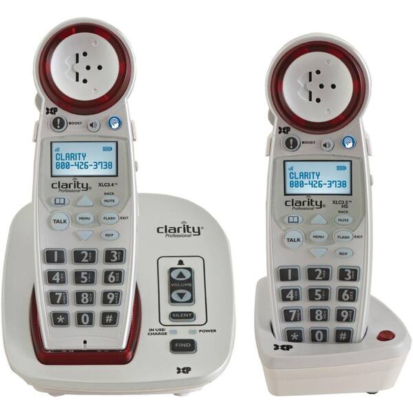 Clarity Dect 6.0 Extra-Loud Big-Button Phone System with Talking Caller ID