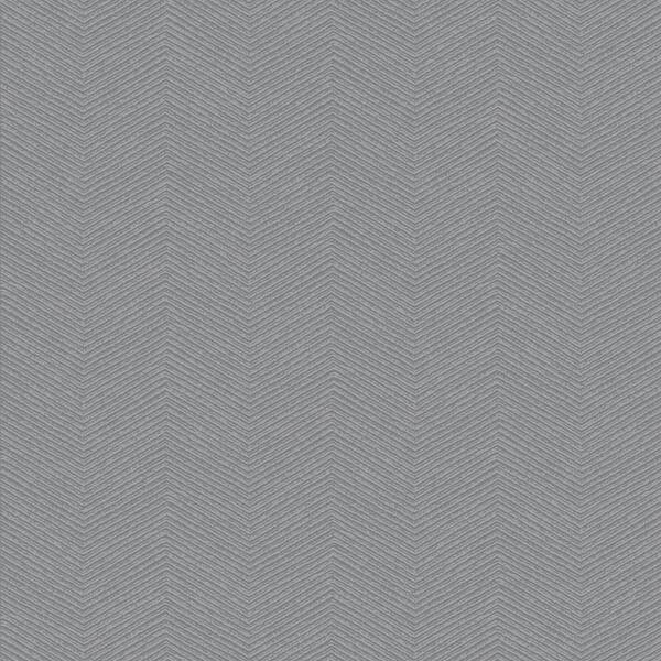 Graham & Brown Chevron Texture Silver Wallpaper