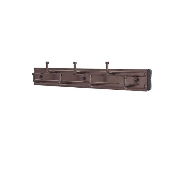 Rev-A-Shelf 7-Hook Oil Rubbed Bronze Pull-Out Side Mount Belt Rack