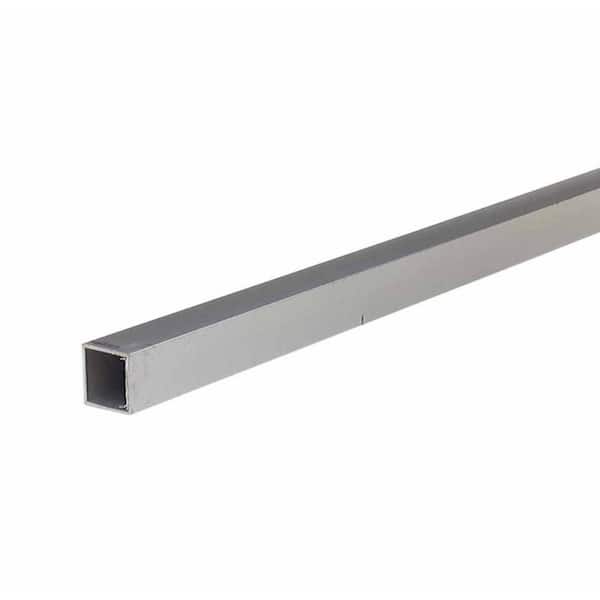 M-D Building Products 1 in. x 96 in. Mill Aluminum 0.063 in. Thick Square Tubing