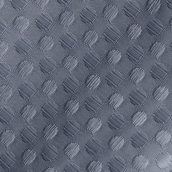 Textured Microfiber Shower Curtain Set, Grey Textured Shower Curtain