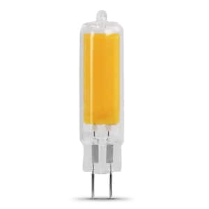 50-Watt Equivalent T4 Glass GY6.35 Bi-Pin Base Decorative LED Light Bulb in Bright White (3000K) (1-Bulb)