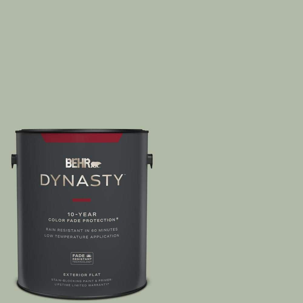 BEHR DYNASTY 1 gal. N3903 Jojoba Flat Exterior StainBlocking Paint