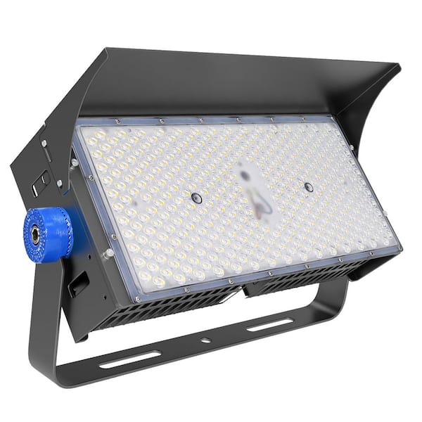 1500-Watt Equivalence Outdoor Stadium Light 39000 Lumens Bronze LED Integrated LED Floodlight IP65 for Playground