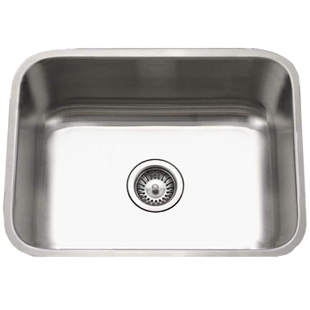 IPT Sinks 18-Gauge 23-Inch x 20-Inch Single Bowl Stainless Steel Undermount  Sink - Warehouse Deals (Like New)