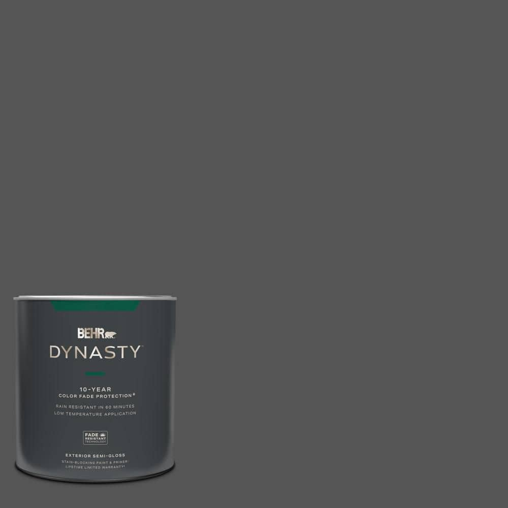 BEHR DYNASTY 1 Qt QE 62 Maximum Gray Semi Gloss Exterior Stain   Maximum Gray Paint Colors 565304 64 1000 