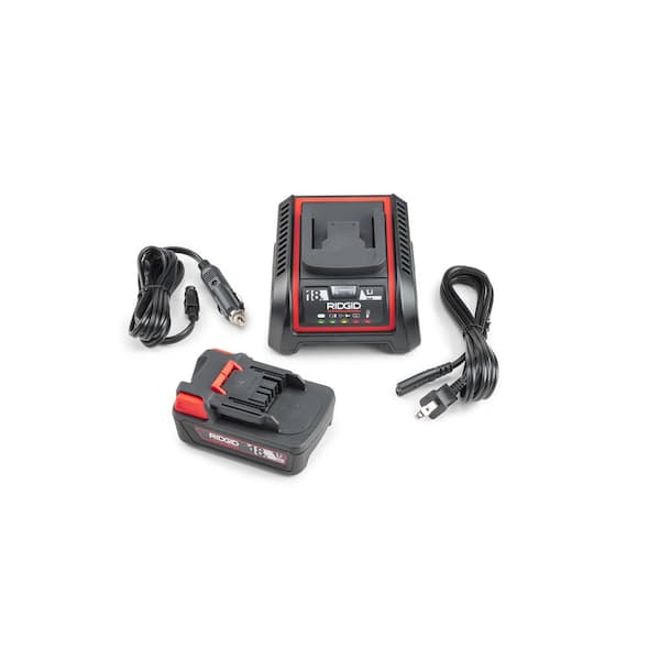 18V Adaptor for SeekTech SR-20, SR-24 or NaviTrack Scout Locator w/ 18V 2. 5Ah Advanced Lithium Battery & Charger Bundle