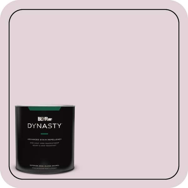BEHR DYNASTY 1 qt. #690E-2 Heather Rose Semi-Gloss Enamel Interior Stain-Blocking Paint and Primer