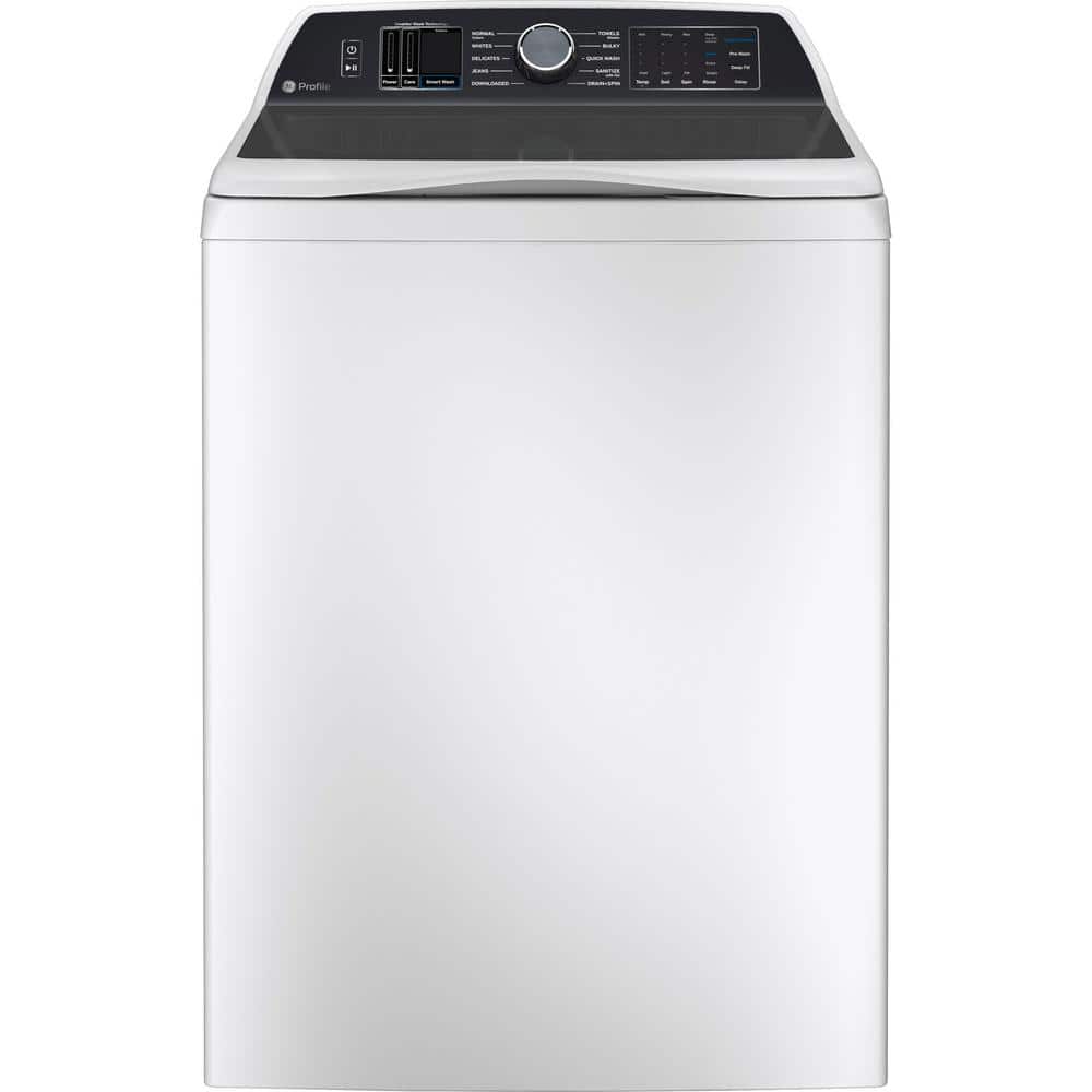 Profile 5.4 cu. ft. High-Efficiency Smart Top Load Washer in White with Quiet Wash Dynamic Balancing Technology