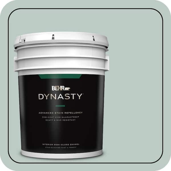 BEHR DYNASTY 5 gal. Home Decorators Collection #HDC-CL-23 Soothing Spring Semi-Gloss Enamel Interior Stain-Blocking Paint & Primer